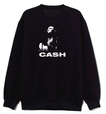 New Johnny Cash Rock N Roll Logo Sweatshirt
