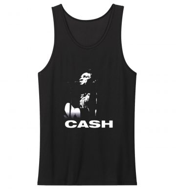 New Johnny Cash Rock N Roll Logo Tank Top