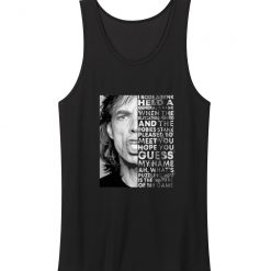 Sympathy For The Devil The Rolling Stones Mick Jagger Tank Top