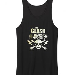 The Clash Vintage Japanese Skull Tank Top