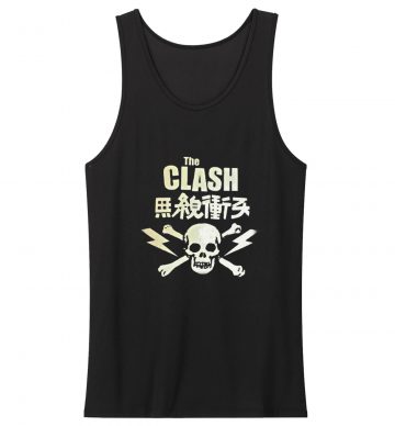 The Clash Vintage Japanese Skull Tank Top