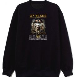 07 Years 2014 2021 Outlander Anniversary Movie Sweatshirt