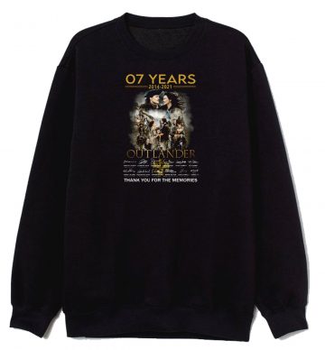 07 Years 2014 2021 Outlander Anniversary Movie Sweatshirt