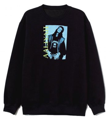 Aaliyah Blue Photo Sweatshirt