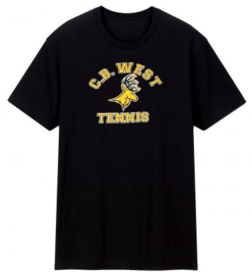 Cb West Tennis Black Bucks T Shirt