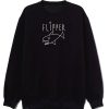 Flipper Logo Rock N Roll Music Sweatshirt