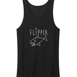 Flipper Logo Rock N Roll Music Tank Top