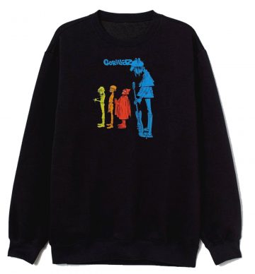 Gorillaz Band Colourful Sweatshirt