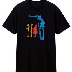 Gorillaz Band Colourful T Shirt