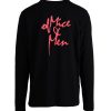 Of Mice And Men Pink Script Long Sleeve