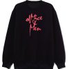 Of Mice And Men Pink Script Sweatshirt