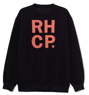 Red Hot Chili Peppers Black Vintage Retro Rhcp Sweatshirt