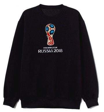 Russia 2018 Blue Trophy Logo Sweatshirt