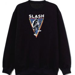 Slash Triangle Pic Image Sweatshirt