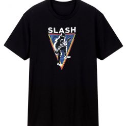 Slash Triangle Pic Image T Shirt