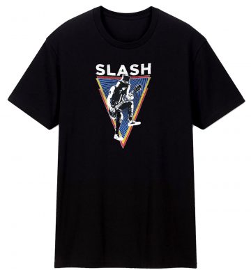 Slash Triangle Pic Image T Shirt