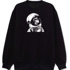 Space Chimp Astronaut Monkey Sweatshirt