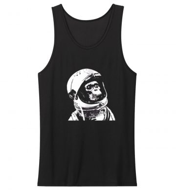 Space Chimp Astronaut Monkey Tank Top