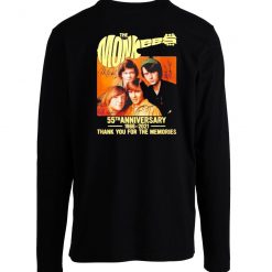 The Monkees 55th Anniversary 1966 2021 Signatures Long Sleeve