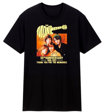 The Monkees 55th Anniversary 1966 2021 Signatures T Shirt