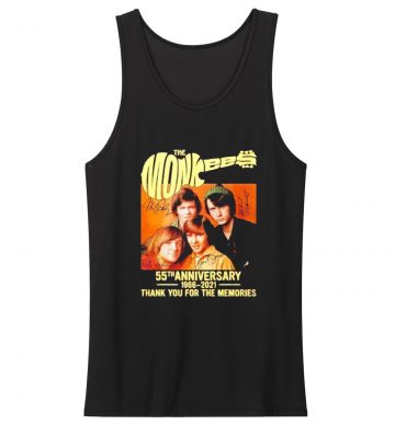 The Monkees 55th Anniversary 1966 2021 Signatures Tank Top