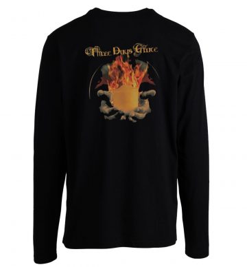 Three Days Grace Flame Hands Long Sleeve
