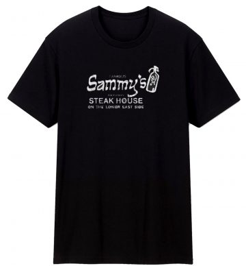 Vintage Looking Famous Sammys Roumanian Steakhouse T Shirt