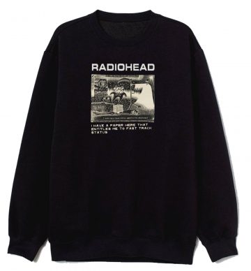 Radiohead I Have Paper Untitles Sweatshirt