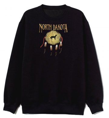 Vintage 1990s North Dakota Native American Dream Catcher Sweatshirt
