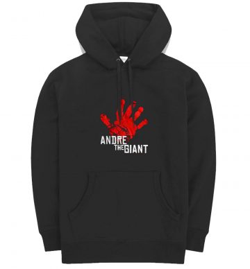 Andre The Giant Red Hand Hoodie