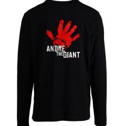 Andre The Giant Red Hand Longsleeve