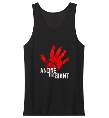 Andre The Giant Red Hand Tank Top