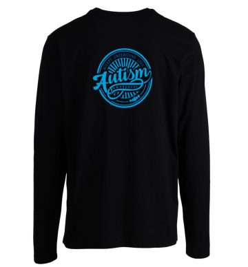 Autism Awareness Blue Circle Longsleeve