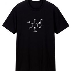Funny Caffeine Molecule Gamer Science T Shirt