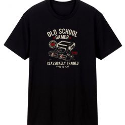 Old School Gamer Retro Video Game Arcade Console T Shirt