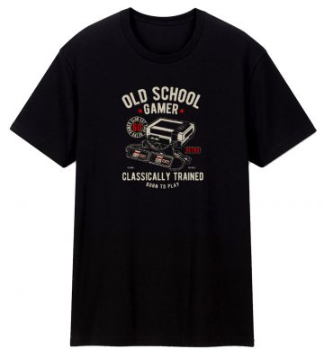 Old School Gamer Retro Video Game Arcade Console T Shirt
