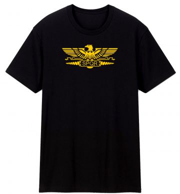 Spqr Roman Gladiator Imperial Golden Eagle T Shirt