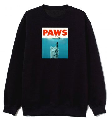 Paws Kitten Meow Parody Sweatshirt