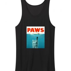 Paws Kitten Meow Parody Tank Top