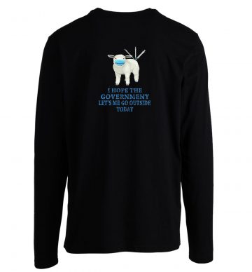 Sheep Sheeple Anti Vaccine Mandate Wants Go Outside Funny Longsleeve