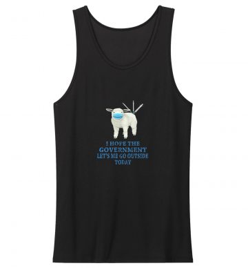 Sheep Sheeple Anti Vaccine Mandate Wants Go Outside Funny Tank Top