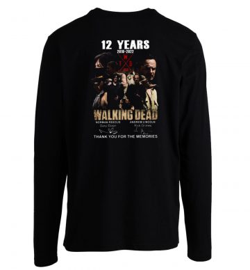 12 Years The Walking Dead Unisex Longsleeve