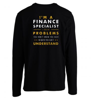 Finance Specialist Unisex Longsleeve