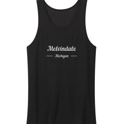 Melvindale Michigan Mi Hometown City Pride Unisex Tank Top