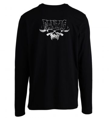 Danzig Logo Mens Black Punk Rock Metal Classic Longslevee Classic Longslevee