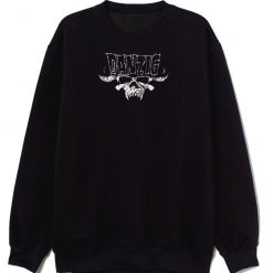 Danzig Logo Mens Black Punk Rock Metal Classic Sweatshirt