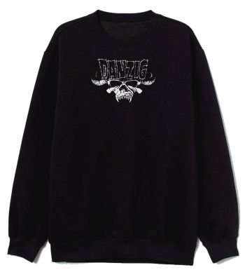 Danzig Logo Mens Black Punk Rock Metal Classic Sweatshirt