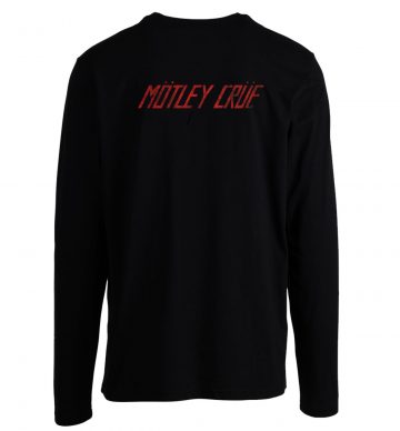 Motley Crue Distressed Logo Classic Longslevee Classic Longslevee