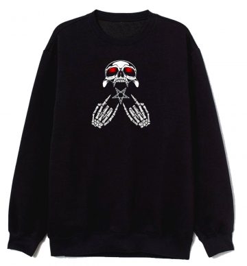 Heavy Metal Hard Rock Skull Sweatshirt