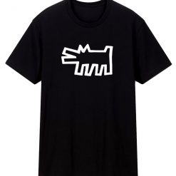 Keith Haring Dog Logo T Shirt